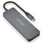 Aisens Hub USB 3.2 Gen2 10G USB-C, 2xUSB-C y 2xUSB-A, Gris
